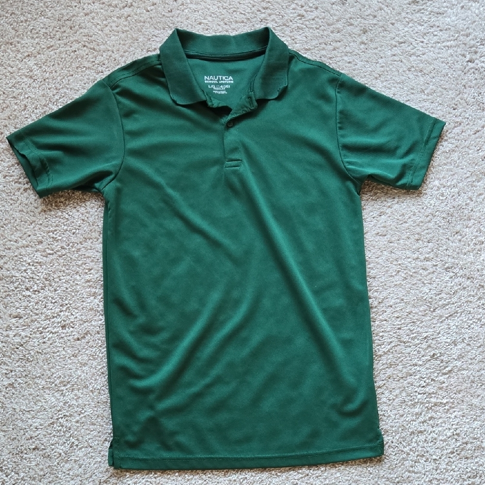 BOGO Nautica Kids Green Polo Shirt